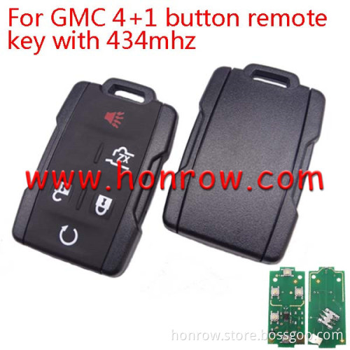GM 4+1 button remote key with 434mhz